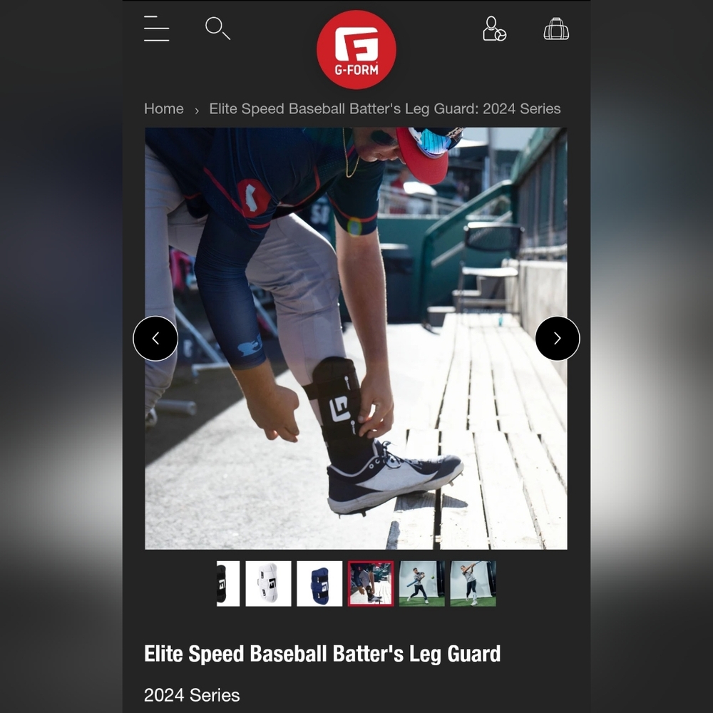 G-Form Baseball Leg Guard - Picture 2 of 2